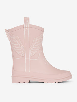 Bottes de pluie LeMieux Splash Western Rose