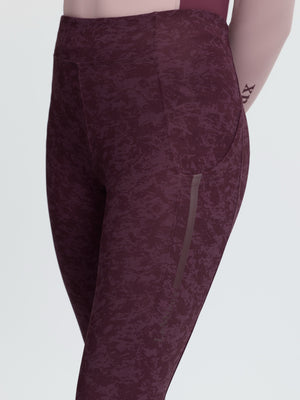 LeMieux Young Rider Orla Junior pantalon sans fermeture Bramble à motif