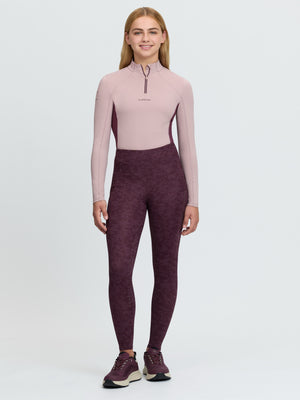 LeMieux Young Rider Orla Junior pantalon sans fermeture Bramble à motif