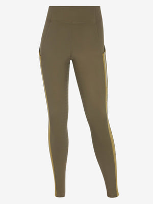 LeMieux Young Rider Orla Junior pantalon sans fermeture Willow Green porté