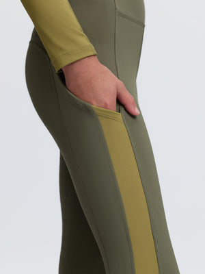 LeMieux Young Rider Orla Junior pantalon sans fermeture Willow Green