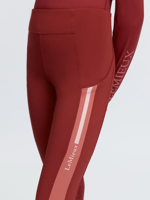 LeMieux Young Rider Orla Junior pantalon sans fermeture Russet