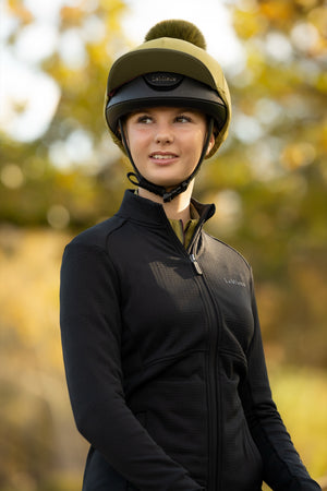 Veste Bethany Young Rider Noir detail porte