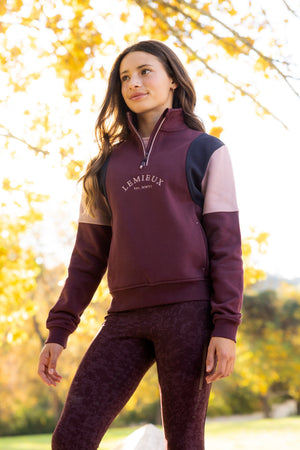 Sweat Viola Young Rider Bramble exterieur