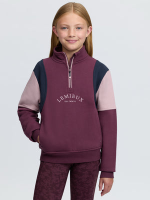 Sweat Viola Young Rider Bramble porte