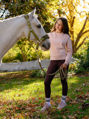 Sweat style Varsity col rond Young Rider Shay — Petal