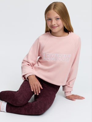 Sweat style Varsity col rond Young Rider Shay — Petal