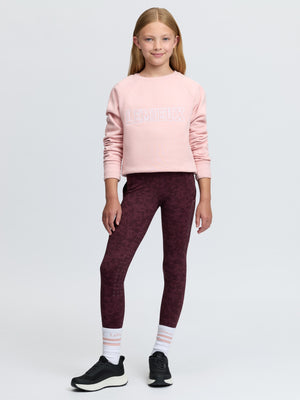 Sweat style Varsity col rond Young Rider Shay — Petal
