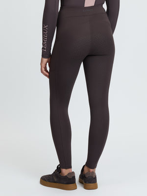 LeMieux Young Rider Nell pantalon gratté sans fermeture Cocoa