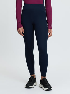 LeMieux Young Rider Nell pantalon gratté sans fermeture Marine