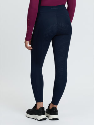 LeMieux Young Rider Nell pantalon gratté sans fermeture Marine
