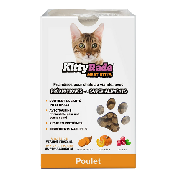 Chats for cats enriched with prebiotics and superfood - Kittyrade