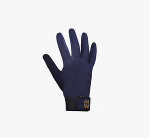 Gants MacWet Climatec poignet long Navy | Sellerie Bucéphale