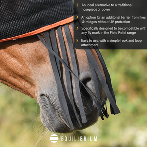 Woof Wear – Frange de museau Field Relief Equilibrium Grey 2 | Sellerie Bucéphale