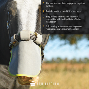 Woof Wear – Protège-nez anti-UV Field Relief Equilibrium Black 3 | Sellerie Bucéphale