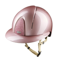 Image for Casco KEP Smart Nova Polish Rose Star – Barboquejo Crema y Visera Polo + Inner Pad