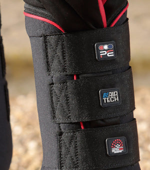 Woof Wear – Boot Wraps infrarouge Nano-Tec Premier Equine Black 4 | Sellerie Bucéphale