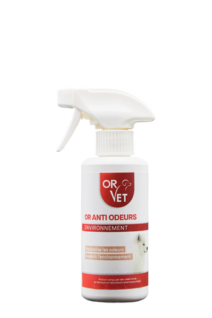 Or-Vet – OR ANTI ODEURS - Spray Neutralisateur d'Odeurs pour Chiens par Or-Vet 250ml   | Sellerie Bucéphale