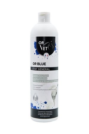 Or-Vet – OR BLUE : Concentré de Phycocyanine pour Chevaux 500ml   | Sellerie Bucéphale