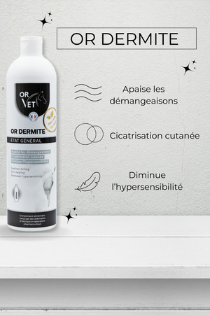 Or-Vet – OR DERMITE complément alimentaire pour la Dermite Estivale Récidivante    | Sellerie Bucéphale