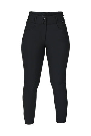 Pantalon d'équitation femme Outtrakk FS Back on Track - Noir - vue de profil
