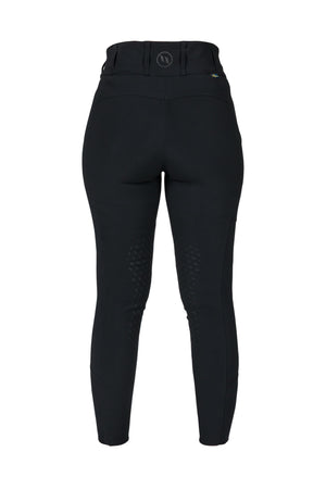 Pantalon d'équitation femme Outtrakk KS Back on Track - Noir - vue arriere