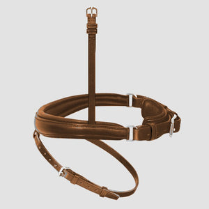 Muserolle Passier 822 pull-back anatomique avec sous-gorge, coloris havane