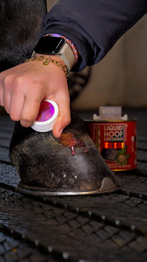 Kevin Bacon's- Huile sabot pailletée Liquid Hoof Dressing