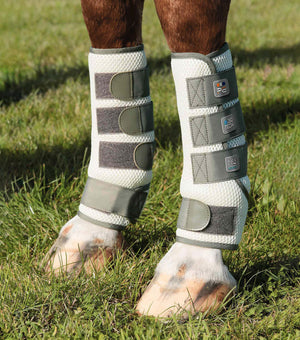 Woof Wear – Guêtres anti-mouches Pro-Tech Premier Equine White | Sellerie Bucéphale