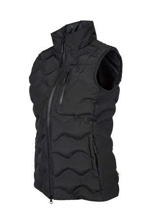 Gilet matelassé Outtrakk pour Femme Back on Track - Noir - vue de profil