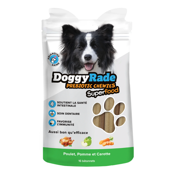 Friandises à Mâcher pour chiens aux Super-aliments Prébiotiques  - Doggyrade