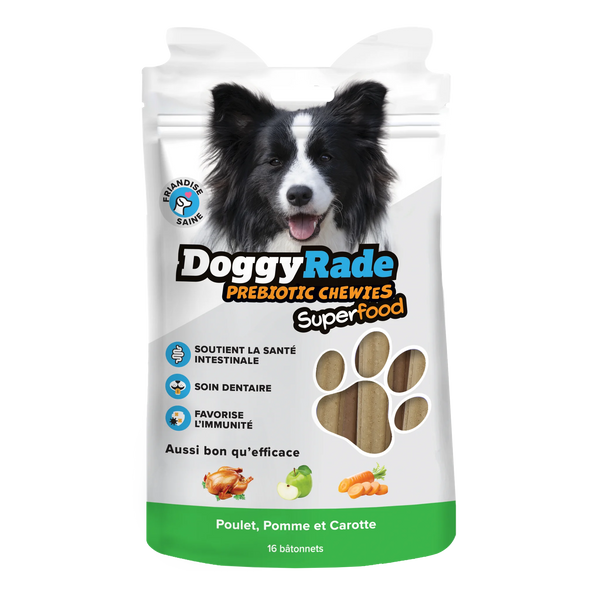 Masticazione mastica per cani con superfood prebiotici - doggyrade