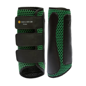 Woof Wear – Guêtres Tri-Zone Impact Sports postérieurs Equilibrium Hunter Green | Sellerie Bucéphale