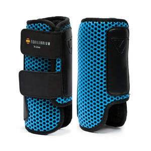 Woof Wear – Guêtres Tri-Zone Impact Sports antérieurs Equilibrium Azure Blue | Sellerie Bucéphale