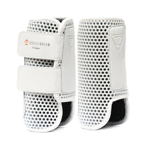 Woof Wear – Guêtres Tri-Zone Impact Sports antérieurs Equilibrium White | Sellerie Bucéphale