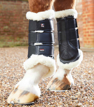 Woof Wear – Guêtres Techno Wool Premier Equine Black | Sellerie Bucéphale