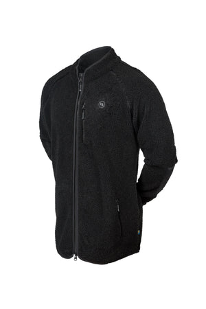 Veste Teddy Outtrakk Back on Track - Noir - vue de profil