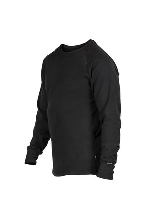 Haut technique Outtrakk manches longues Homme Back on Track - Noir - vue de profil