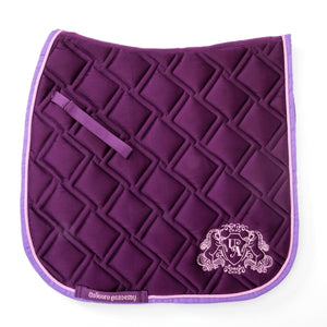 Tapis de selle Unicorn Academy violet, coupe mixte