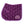 Tapis de selle Unicorn Academy violet, coupe dressage vue de face