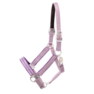 Licol Unicorn Academy lilas a boucleries argentees, vue complete
