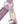 Boucleries argentees et pendentif licorne du licol Unicorn Academy lilas
