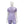 T-shirt enfant Unicorn Academy lilas a blason pailliete, vue de face