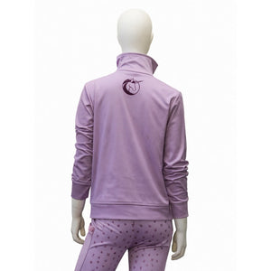 Blouson enfant Unicorn Academy lilas, vue de dos