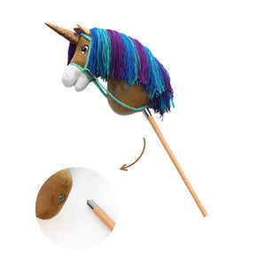 Baton de bois amovible du cheval baton Leaf