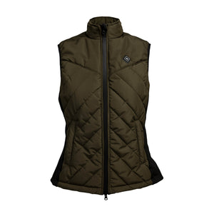 Veste chauffante femme Etna Back on Track - Olive