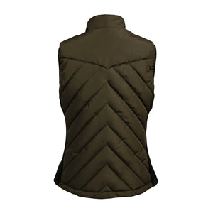 Veste chauffante femme Etna Back on Track - Olive - detail