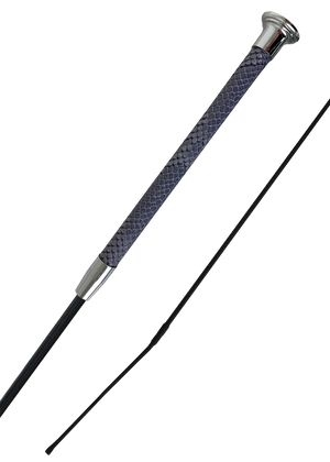 Woof Wear – Cravache de dressage Reptile Woof Wear Grey / Silver | Sellerie Bucéphale