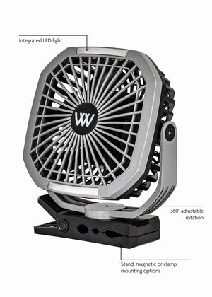 Ventilateur Woof Wear fixations pied pince et base magnetique