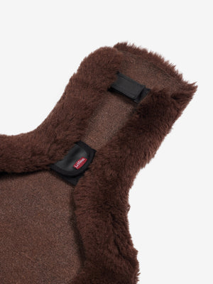 Housse de Sangle Courte à Crampons Merino+ LeMieux - Marron - photo produit